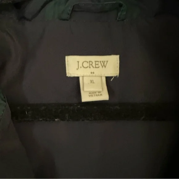 J. Crew Factory Blue and Green Plaid Vest - Picture 6 of 8